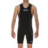 Arena ST rear zip mouwloos trisuit zwart heren  AR1A919-55