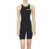 Arena ST rear zip mouwloos trisuit zwart/groen dames  AR25097-56