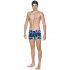 Arena Spider shorts zwembroek blauw/wit heren  AF000057-701