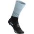 Compressport mid compressie sokken Oxygen zwart/blauw  MDS-R-9954