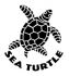 Sea Turtle Full face snorkelmasker zwart/lime  ST4020