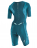 Orca 226 Perform aero race korte mouw trisuit blauw/groen dames  JVDF89