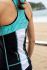 Orca Core Support singlet mouwloos tri top zwart/groen dames  JVC820