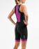 2XU Perform mouwloos trisuit zwart/roze dames  WT5533d-BLK/VBM