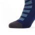 Sealskinz Warm weather fietssok met Hydrostop blauw/grijs  11100056-0064