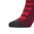 Sealskinz Warm weather fietssok met Hydrostop rood/grijs  11100056-0096