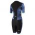 Zone3 Activate plus tropical palm trisuit korte mouw dames  TS21WACPS103