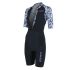 Zone3 Lava korte mouw trisuit grijs dames  TS23WLSS109