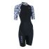 Zone3 Lava korte mouw trisuit grijs dames  TS23WLSS109